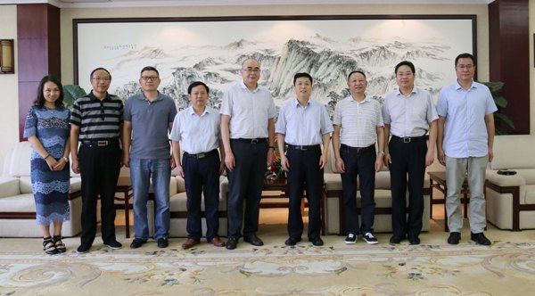 农行江西省分行党委书记,行长许忠前一行来访